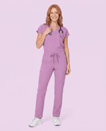 Women's 6-Pocket Cargo Pant Lilac - Scrubloop