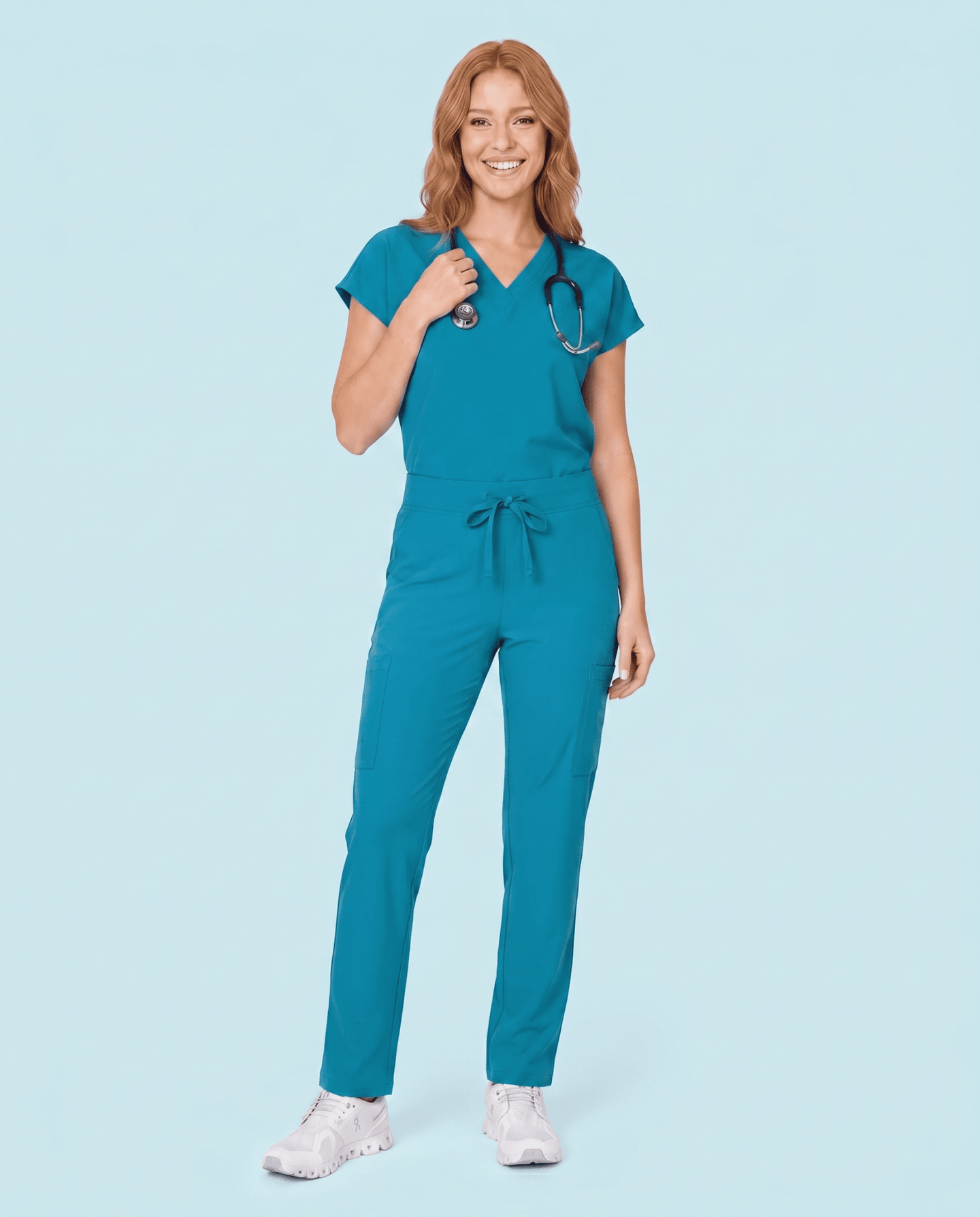 Women's 6-Pocket Cargo Pant Marina - Scrubloop