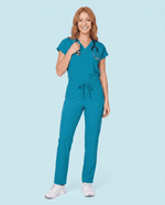 Women's 6-Pocket Cargo Pant Marina - Scrubloop