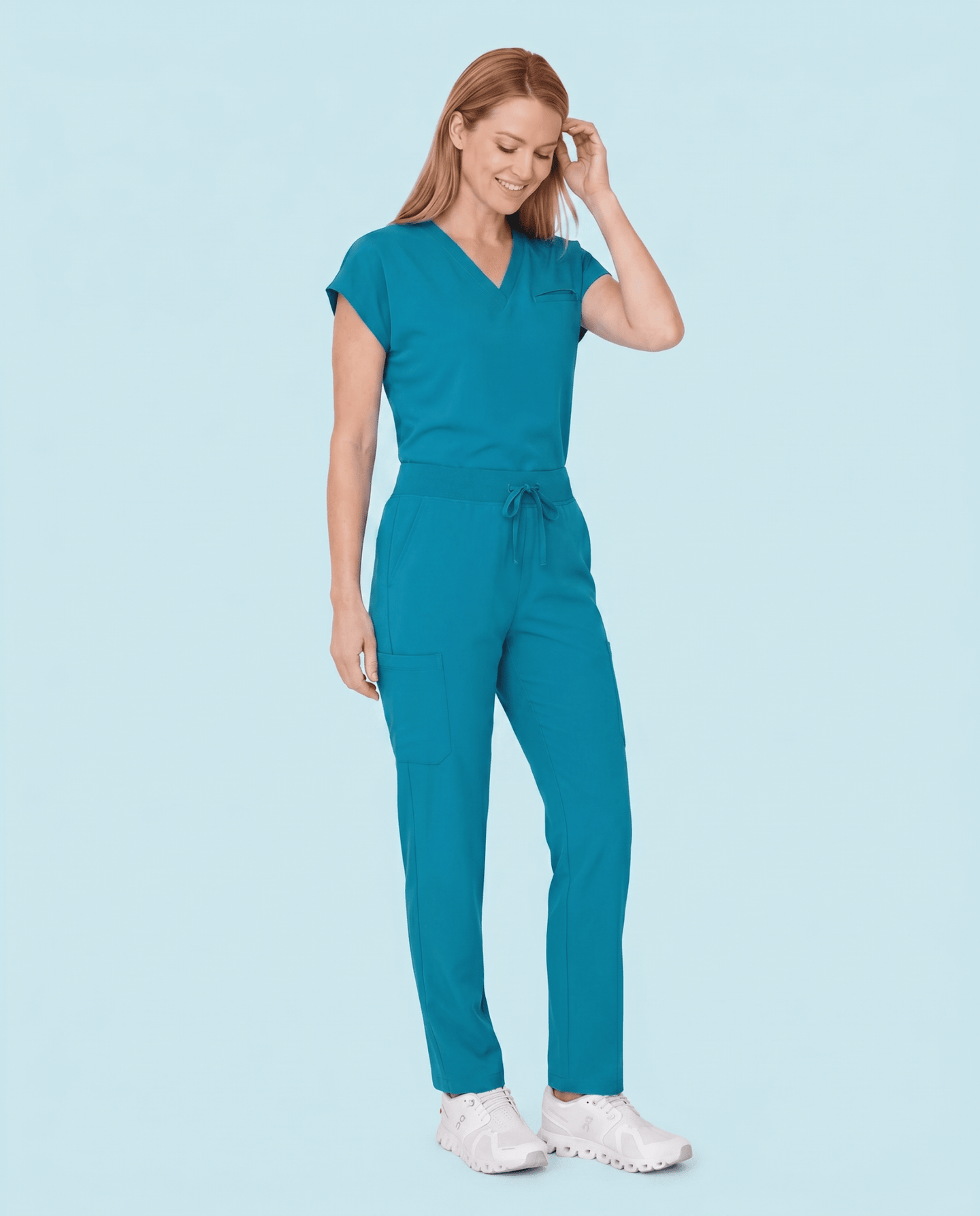 Women's 6-Pocket Cargo Pant Marina - Scrubloop