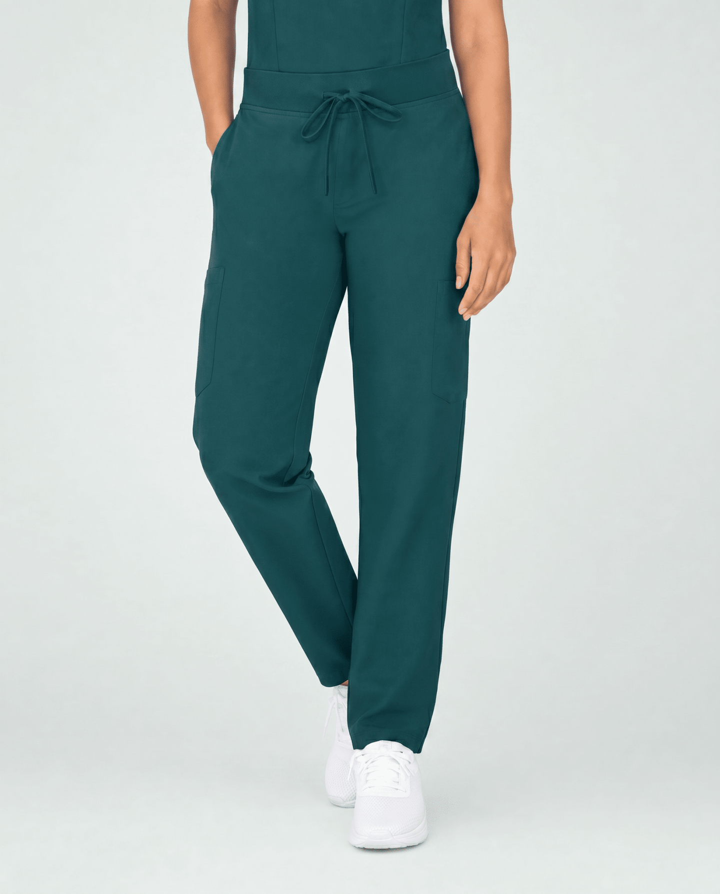 Women's 6-Pocket Cargo Pant Midnight Green - Scrubloop