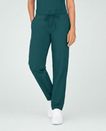 Women's 6-Pocket Cargo Pant Midnight Green - Scrubloop