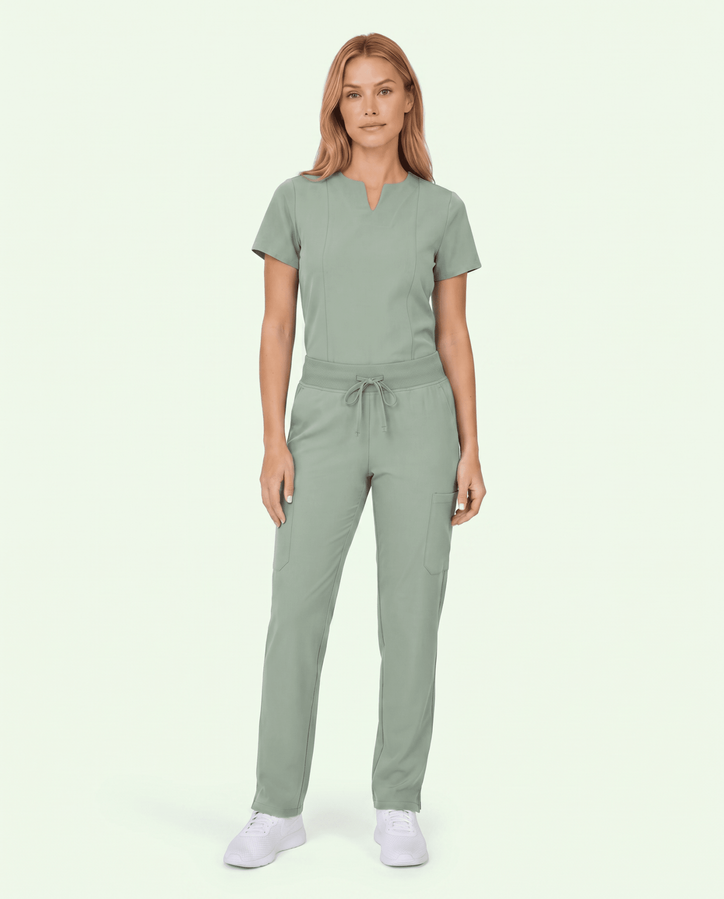 Women's 6-Pocket Cargo Pant Mint - Scrubloop