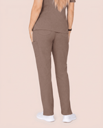 Women's 6-Pocket Cargo Pant Mocha - Scrubloop