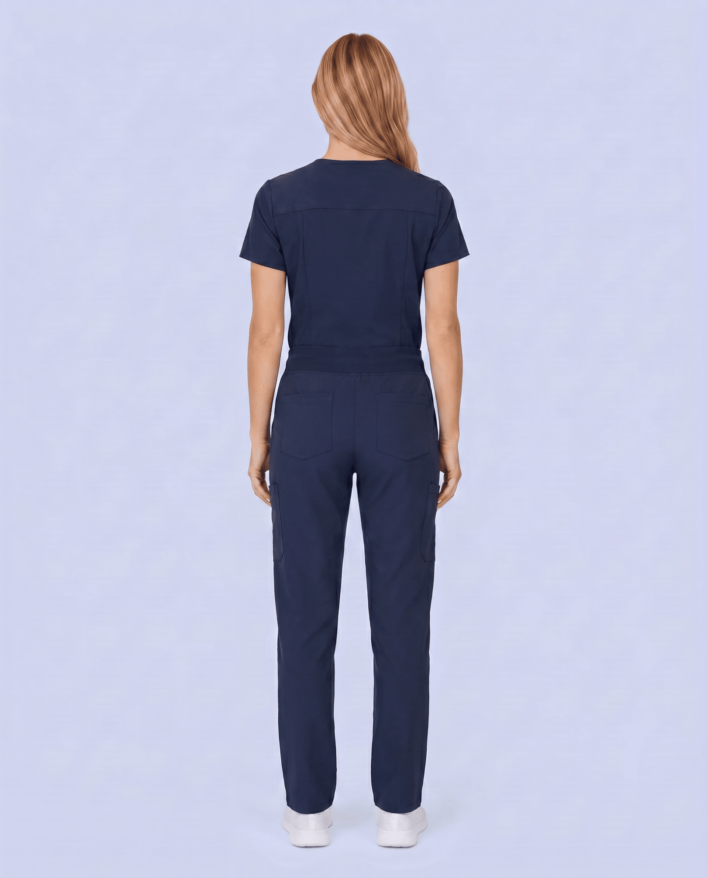 Women's 6-Pocket Cargo Pant Navy - Scrubloop
