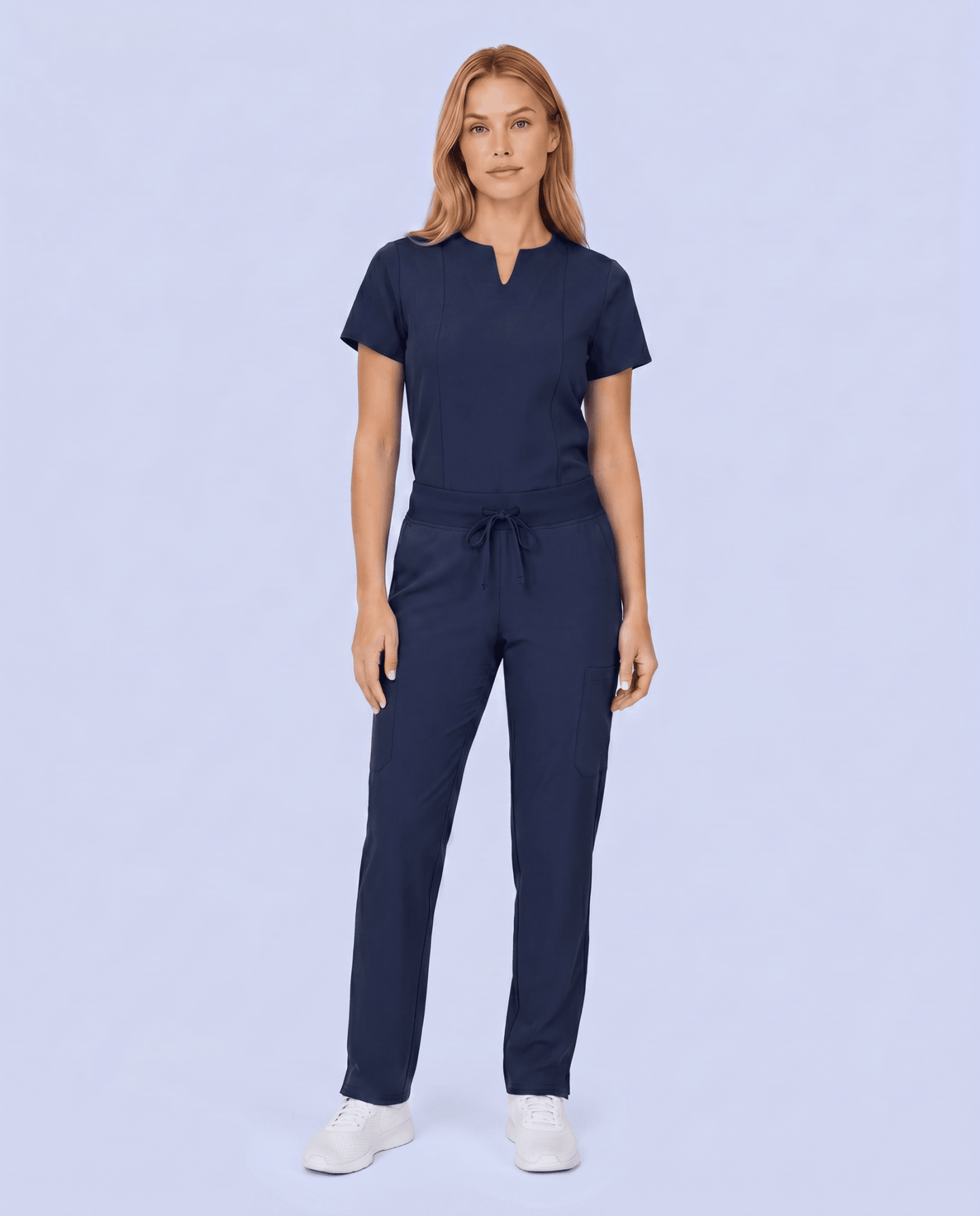 Women's 6-Pocket Cargo Pant Navy - Scrubloop