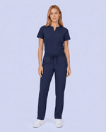 Women's 6-Pocket Cargo Pant Navy - Scrubloop