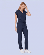 Women's 6-Pocket Cargo Pant Navy - Scrubloop