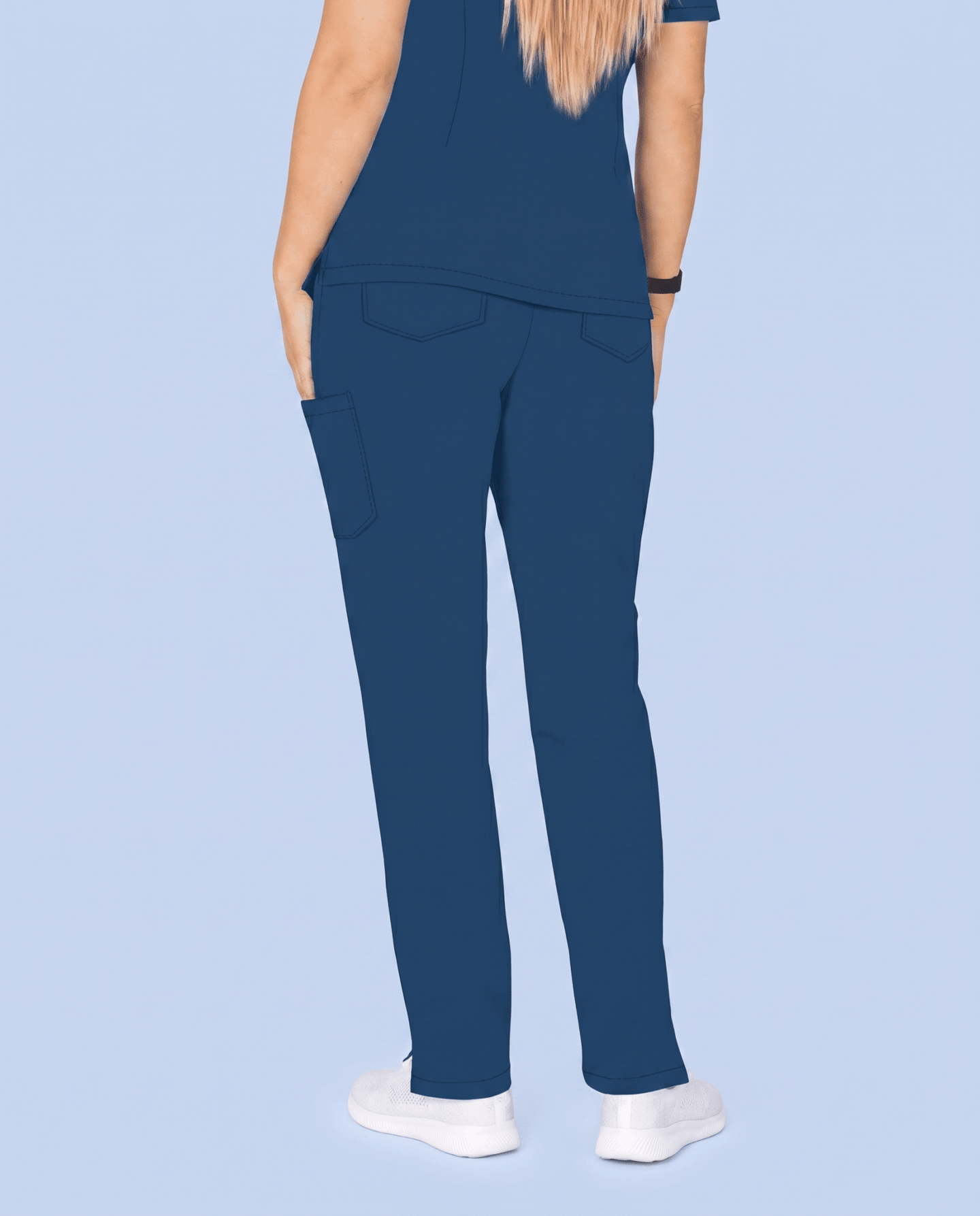 Women's 6-Pocket Cargo Pant Ocean - Scrubloop
