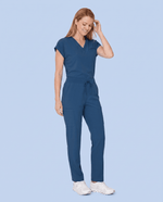 Women's 6-Pocket Cargo Pant Ocean - Scrubloop