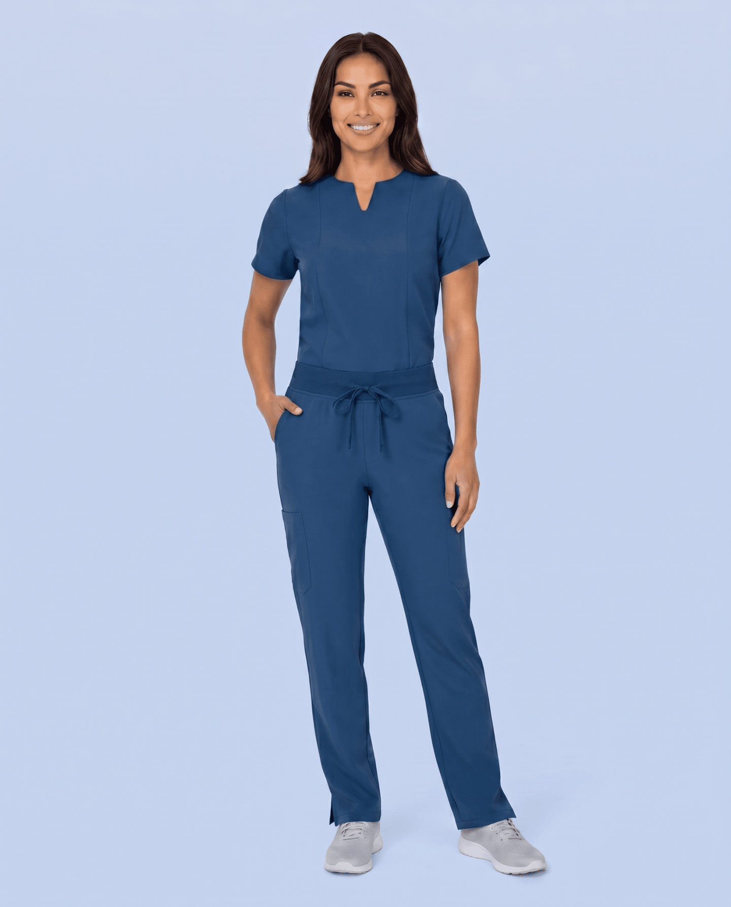 Women's 6-Pocket Cargo Pant Ocean - Scrubloop