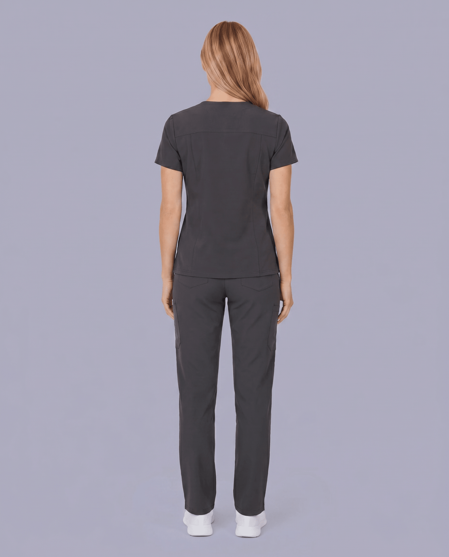 Women's 6-Pocket Cargo Pant Pewter - Scrubloop
