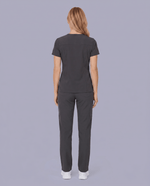 Women's 6-Pocket Cargo Pant Pewter - Scrubloop