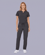 Women's 6-Pocket Cargo Pant Pewter - Scrubloop