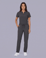 Women's 6-Pocket Cargo Pant Pewter - Scrubloop