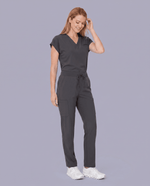 Women's 6-Pocket Cargo Pant Pewter - Scrubloop