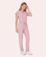 Women's 6-Pocket Cargo Pant Rose Quartz - Scrubloop