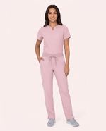 Women's 6-Pocket Cargo Pant Rose Quartz - Scrubloop