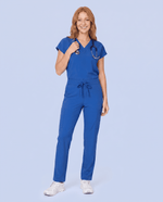 Women's 6-Pocket Cargo Pant Royal Blue - Scrubloop