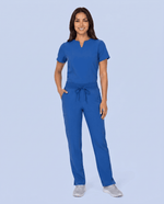 Women's 6-Pocket Cargo Pant Royal Blue - Scrubloop