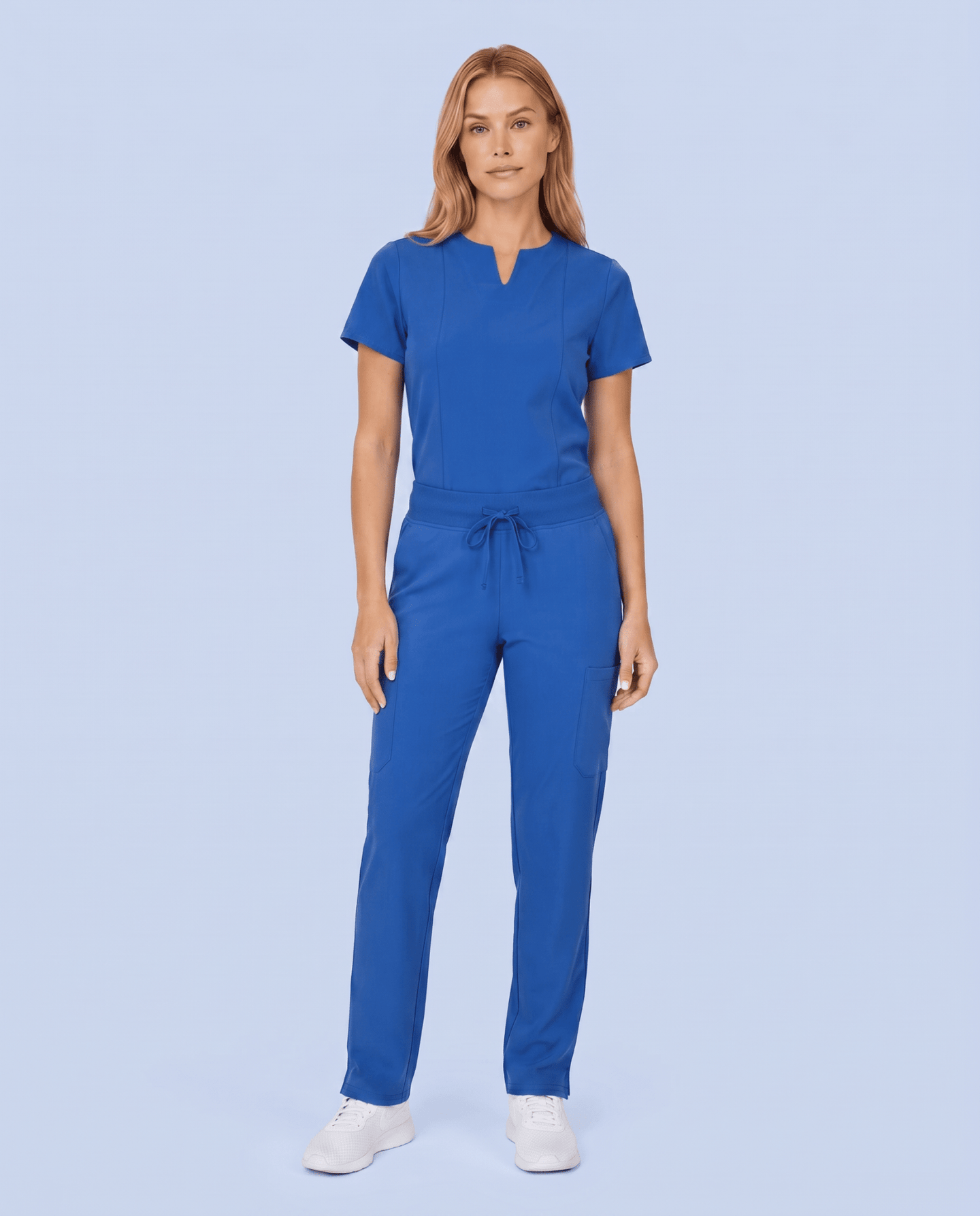 Women's 6-Pocket Cargo Pant Royal Blue - Scrubloop