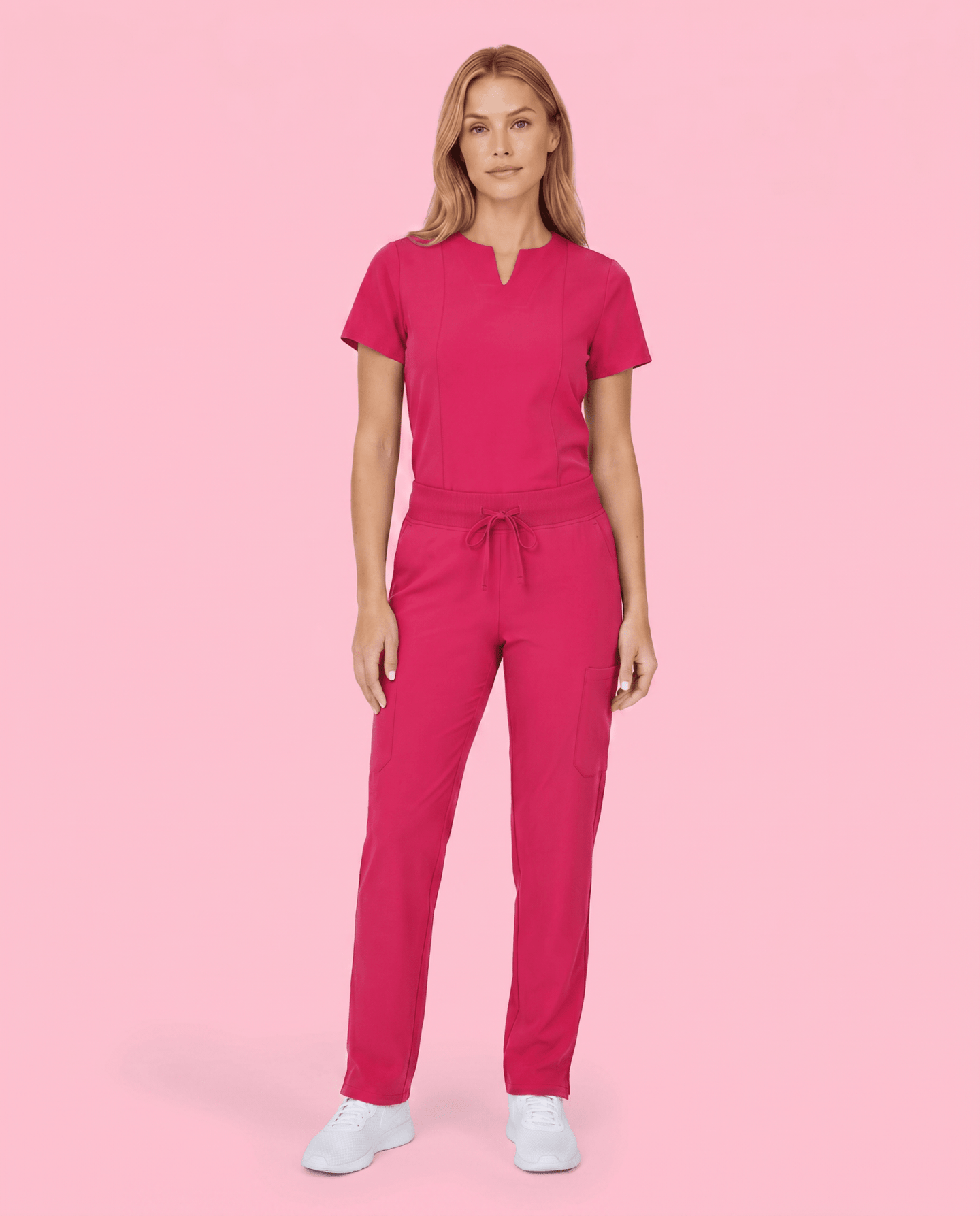 Women's 6-Pocket Cargo Pant Sangria - Scrubloop