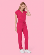 Women's 6-Pocket Cargo Pant Sangria - Scrubloop