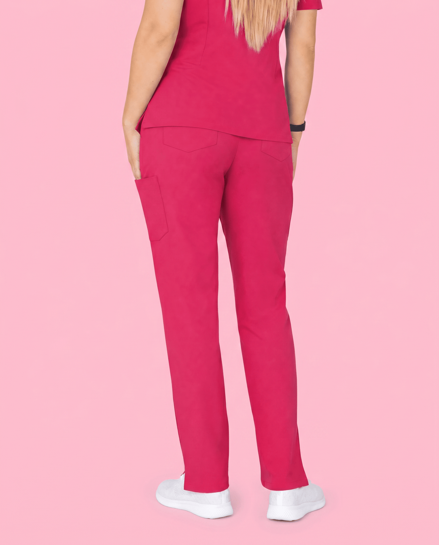 Women's 6-Pocket Cargo Pant Sangria - Scrubloop