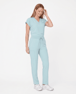 Women's 6-Pocket Cargo Pant Sky Blue - Scrubloop