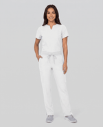 Women's 6-Pocket Cargo Pant White - Scrubloop