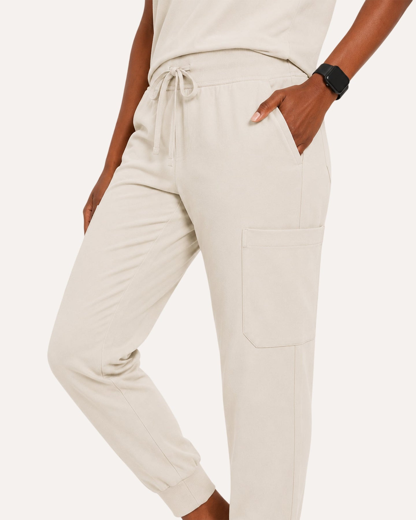 Women's 6-Pocket Jogger Scrub Pant Birch - Scrubloop