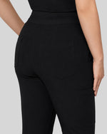 Women's 6-Pocket Jogger Scrub Pant Black - Scrubloop