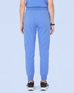 Women's 6-Pocket Jogger Scrub Pant Ceil Blue - Scrubloop