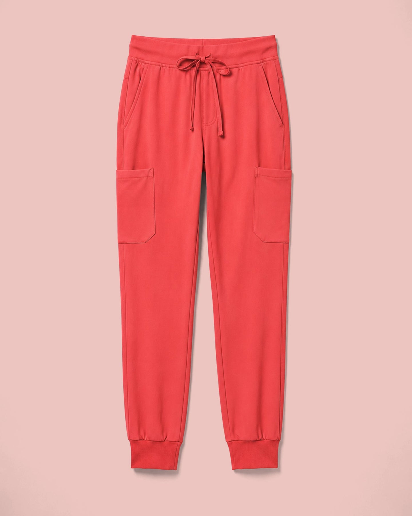 Women's 6-Pocket Jogger Scrub Pant Coral - Scrubloop