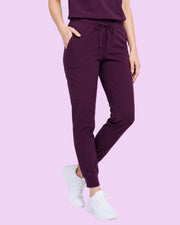 Women's 6-Pocket Jogger Pant Deep Eggplant