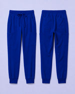 Women's 6-Pocket Jogger Scrub Pant Galaxy Blue - Scrubloop