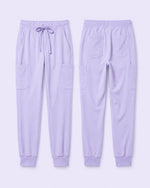 Women's 6-Pocket Jogger Scrub Pant Lavender - Scrubloop