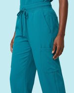 Women's 6-Pocket Jogger Scrub Pant Marina - Scrubloop