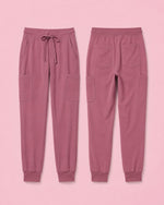 Women's 6-Pocket Jogger Scrub Pant Mauve - Scrubloop