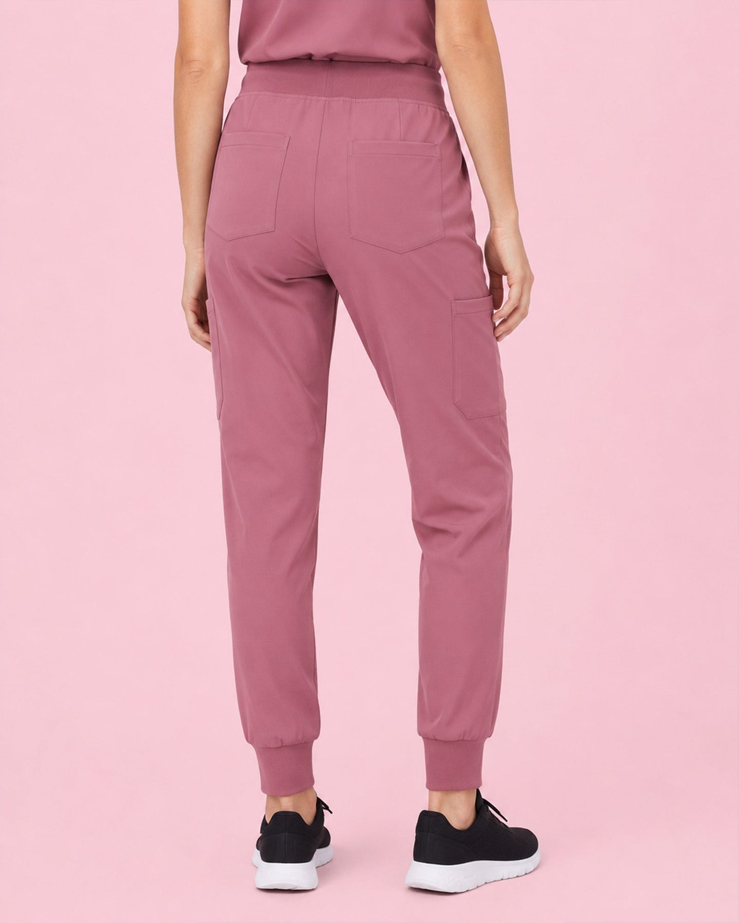 Women's 6-Pocket Jogger Scrub Pant Mauve - Scrubloop