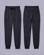Women's 6-Pocket Jogger Scrub Pant Pewter - Scrubloop