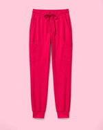 Women's 6-Pocket Jogger Scrub Pant Sangria - Scrubloop