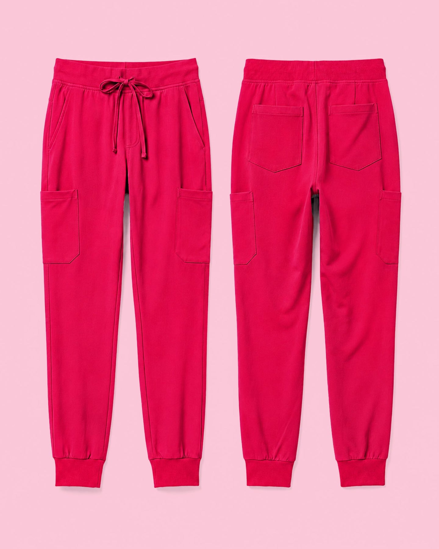 Women's 6-Pocket Jogger Scrub Pant Sangria - Scrubloop