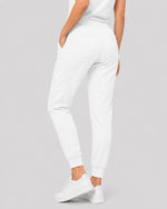 Women's 6-Pocket Jogger Scrub Pant White - Scrubloop