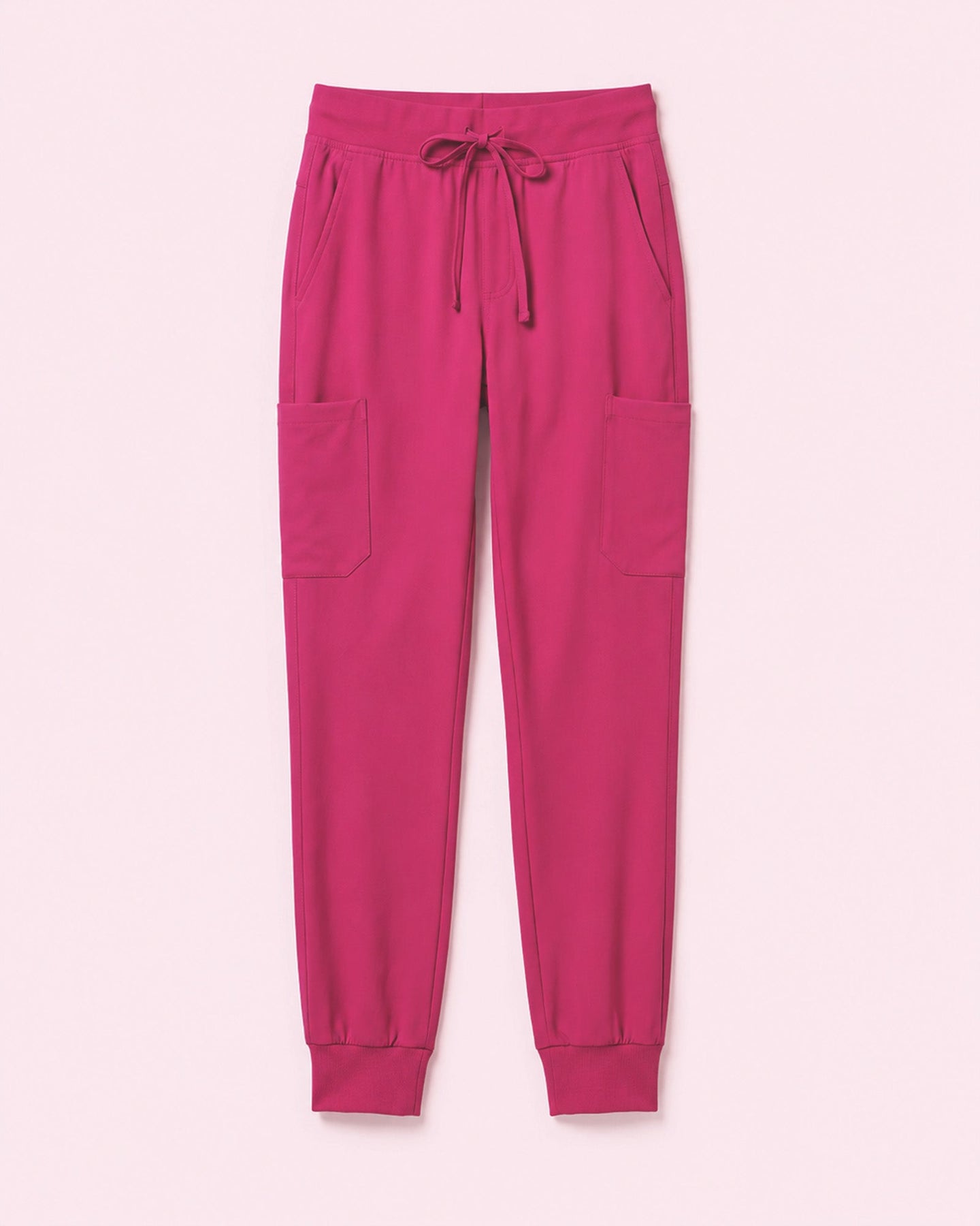Women's 6-Pocket Jogger Scrub Pant Wild Berry - Scrubloop
