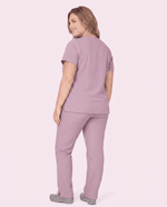 Women's 6-Pocket V-neck Top Blossom - Scrubloop
