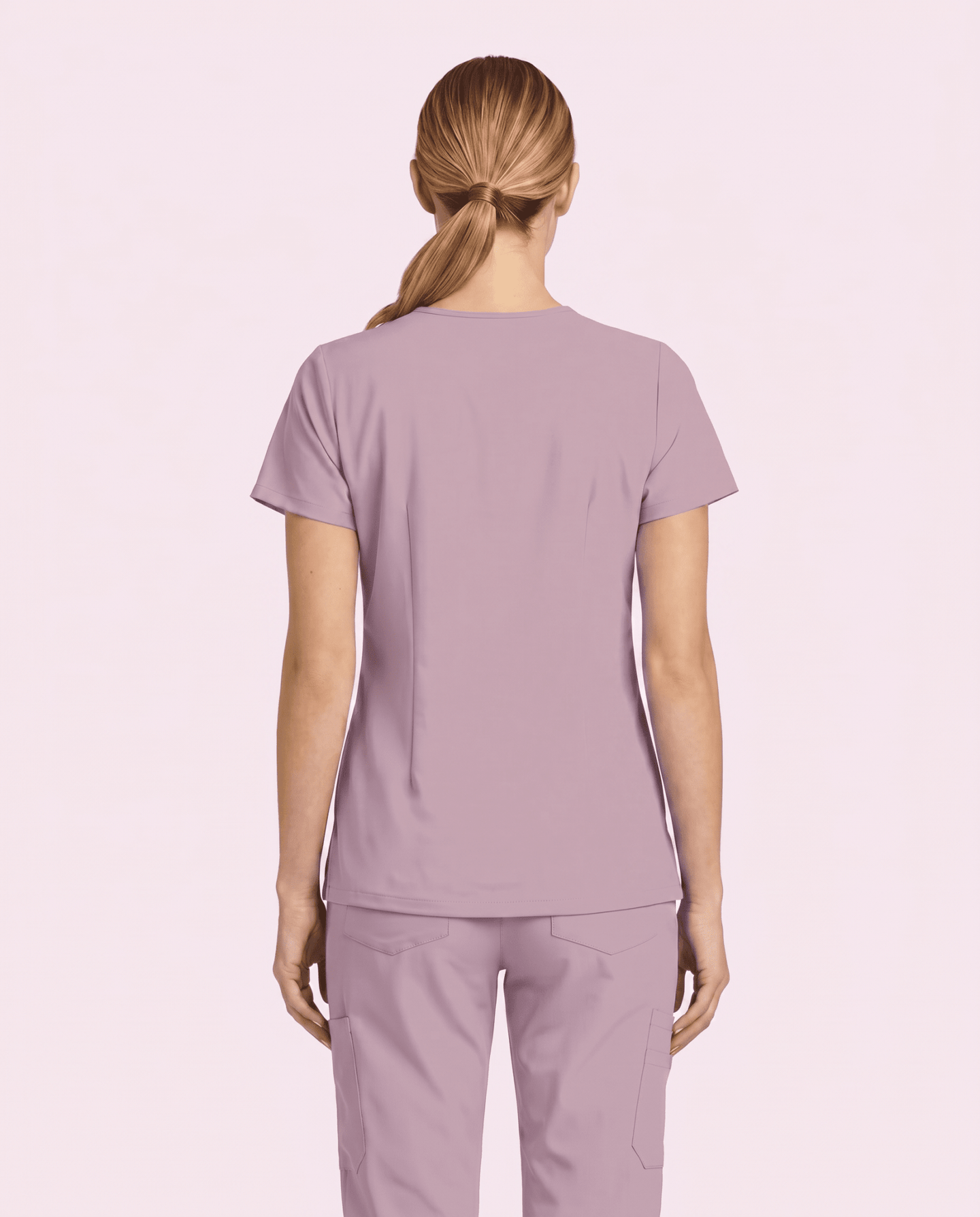 Women's 6-Pocket V-neck Top Blossom - Scrubloop