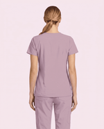 Women's 6-Pocket V-neck Top Blossom - Scrubloop