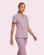 Women's 6-Pocket V-neck Top Blossom - Scrubloop