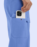 Women's Barrel Jumpsuit Ceil Blue - Scrubloop
